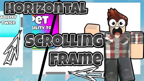 Frame Horizontal Scrolling