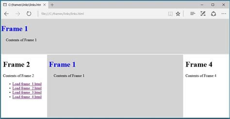 Frame Html Code Example
