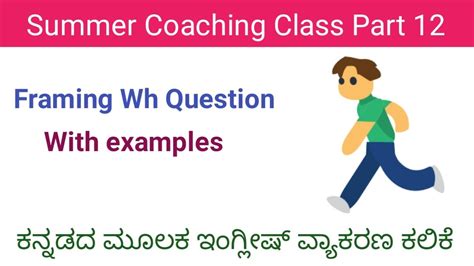 Frame Wh Questions Examples With Answers