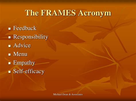 Frames Acronym