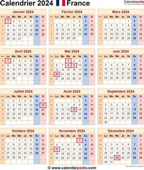 france calendar 2024 time and date