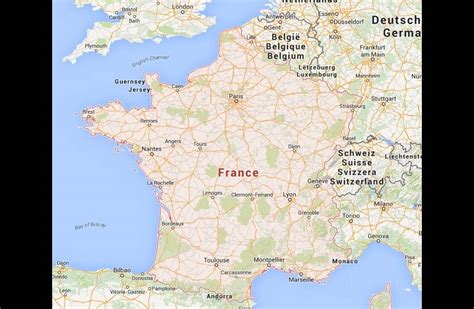 france in google map