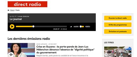 france info radio live