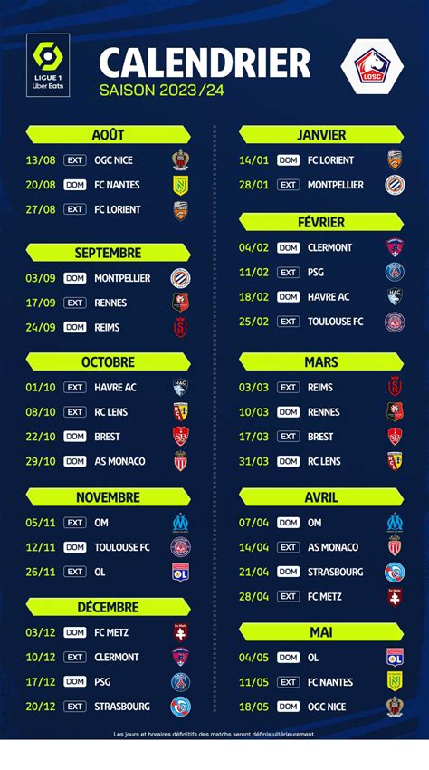 france ligue 1 schedule 2023