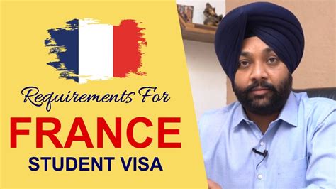 france study visa requirements