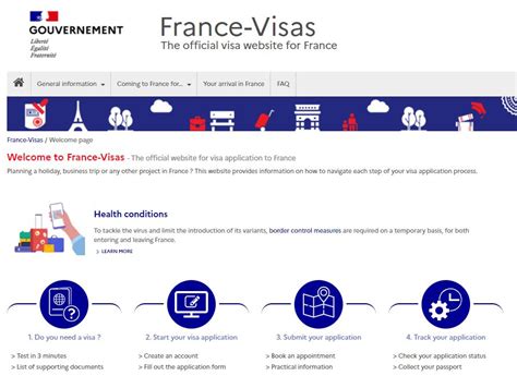 france visa appointment login