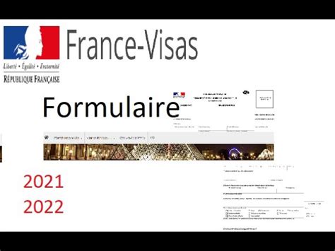 france visa gouv demande