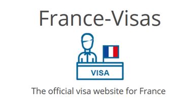 france visa official website
