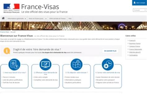 france visa online demande