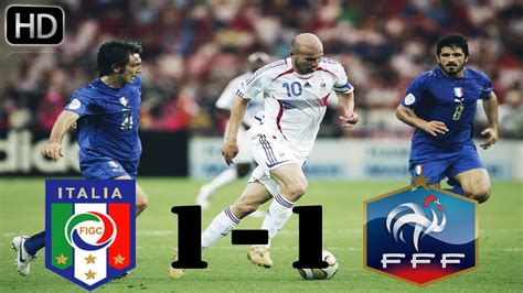france vs italy 2006 full match
