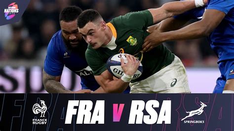 france vs south africa rugby previous results