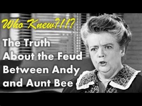 frances bavier andy griffith feud