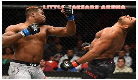 Francis Ngannou vs. Alistair Overeem full fight video highlights - MMA