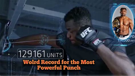 francis ngannou punch record