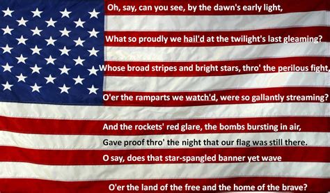 francis scott key lyrics star spangled banner