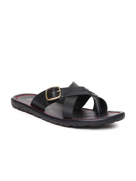 Franco Leone Black Synthetic Leather Sandals Price in India Buy Franco