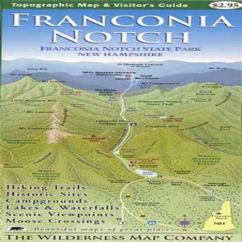 Franconia Notch, New Hampshire Map