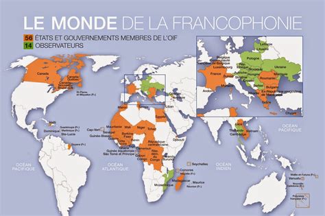 francophone countries around the world