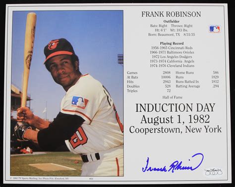 frank robinson hall of fame induction