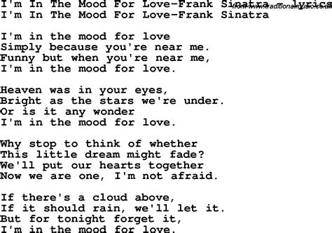 frank sinatra love song lyrics