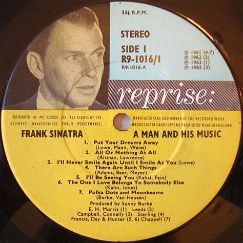 frank sinatra owned what record label