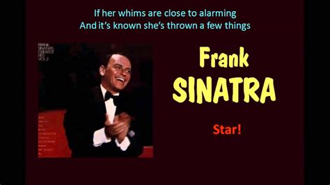 frank sinatra star lyrics