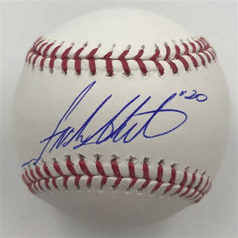 frank white autographed baseball
