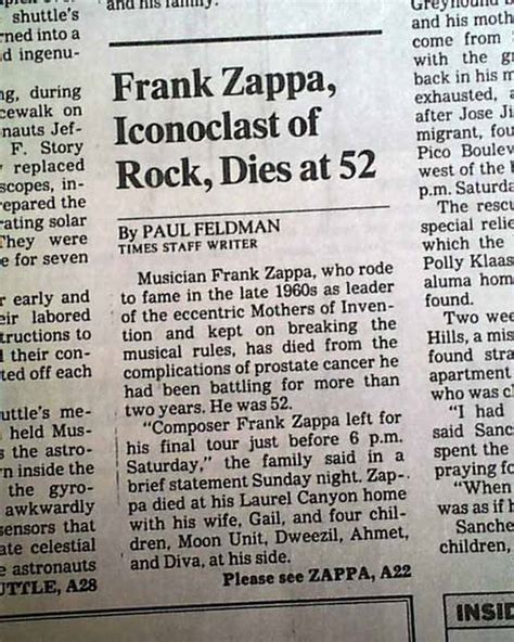 frank zappa death(00)