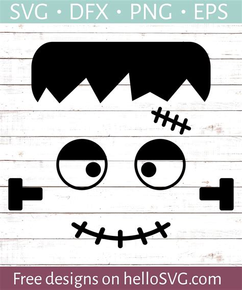 Frankenstein svg Monster svg Spooky svg Little boy monster Etsy
