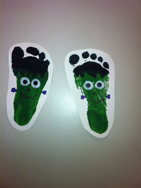 Frankenstein Feet Art