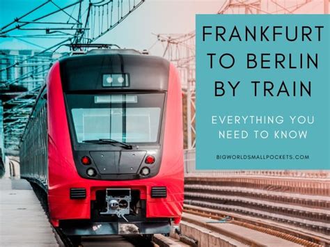 frankfurt to berlin trains