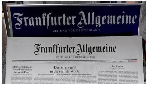 Bild zu: Frankfurter Allgemeine Zeitung erscheint in neuem Layout