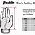 franklin batting glove size chart