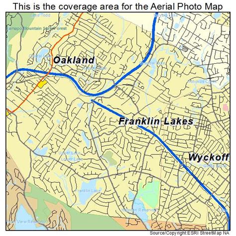 franklin lakes new jersey map