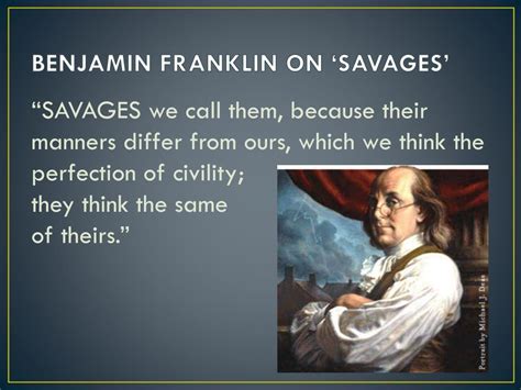 franklin remarks concerning savages