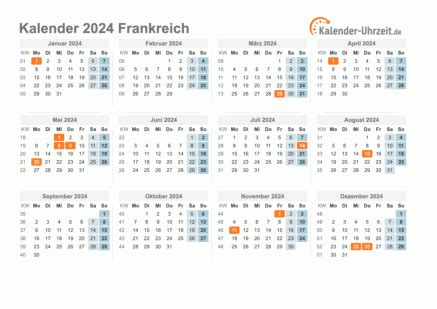 frankreich ferien 2024