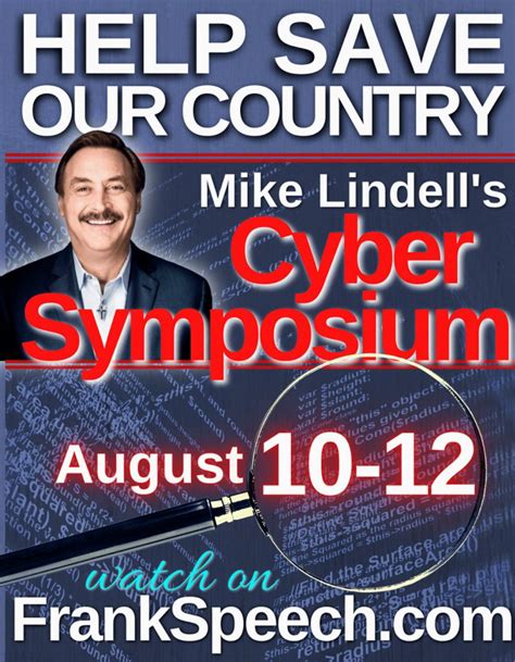 frankspeech.com mike lindell cyber symposium