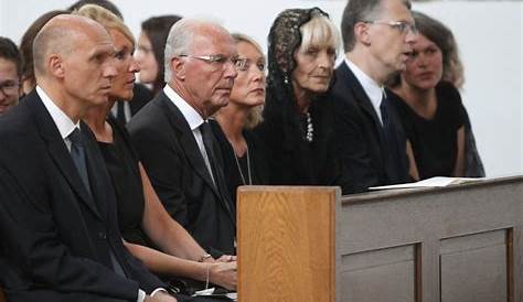 Franz Beckenbauer: Große Trauer: Abschied von seiner ersten Ehefrau