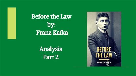 franz kafka analysis