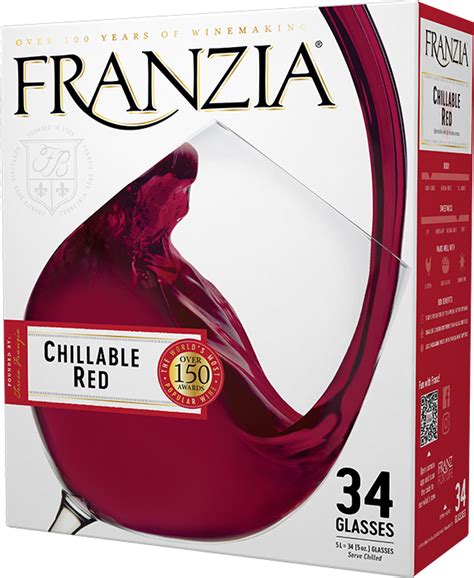 franzia chillable red wine alcohol content