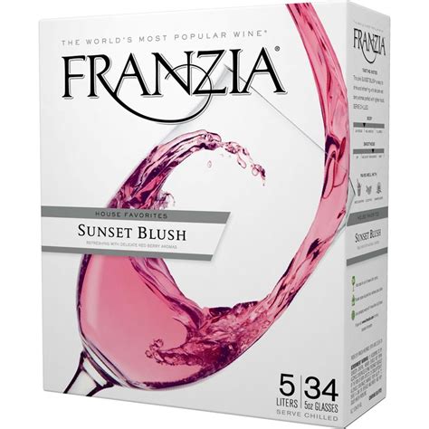 franzia sunset blush box wine price