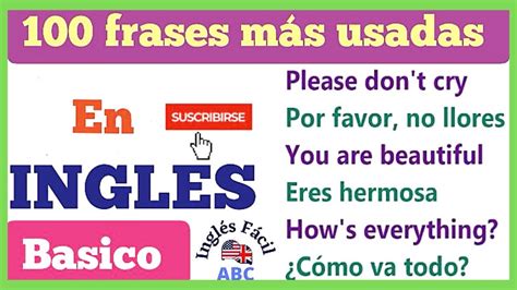 Las 200 Palabras mas usadas en inglÃ©s (Frases,Saludos y Expresiones
