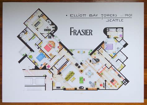 frasier crane apartment floor plan