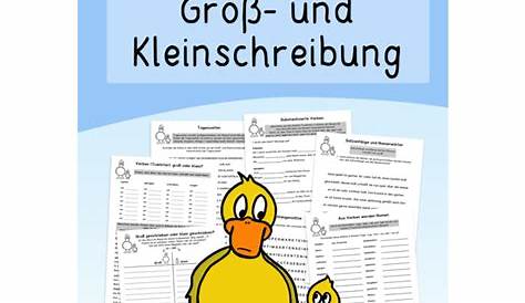 Arbeitsblatt - Groß- und Kleinschreibung - Deutsch - tutory.de