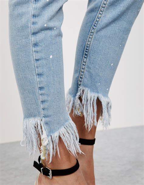 Fray Hem Jeans