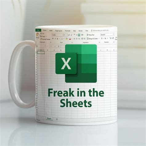 Excel Freak in the Sheet Mug Funny Excel Spreadsheet Mug Etsy UK