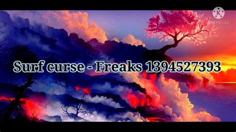 freaks surf curse roblox id