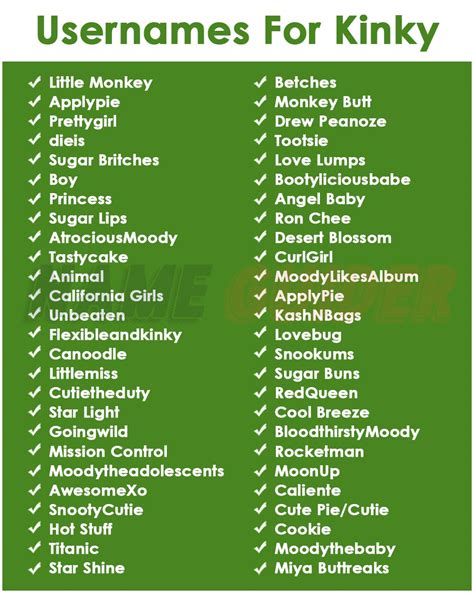 freaky usernames for instagram