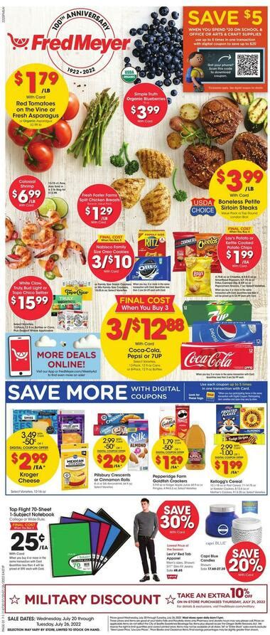 fred meyer weekly ad for newport or