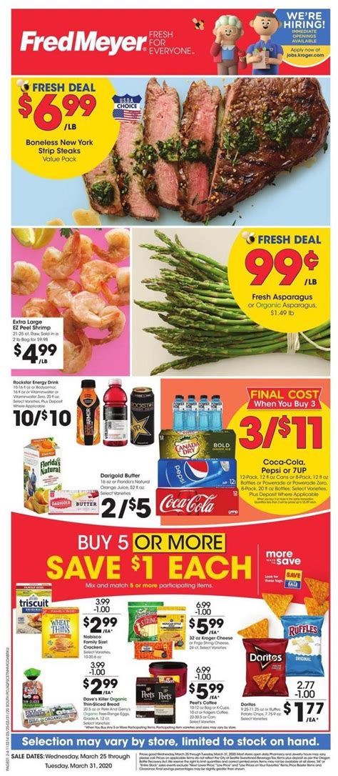 fred meyer weekly ad march 25